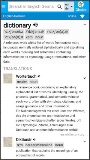 تطبيق المترجم المتعدد اللغات الرائع ألماني – عربي
