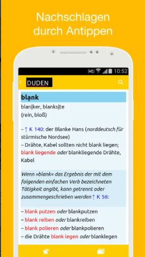 تطبيق تعرف على قاموس Duden الشهير 