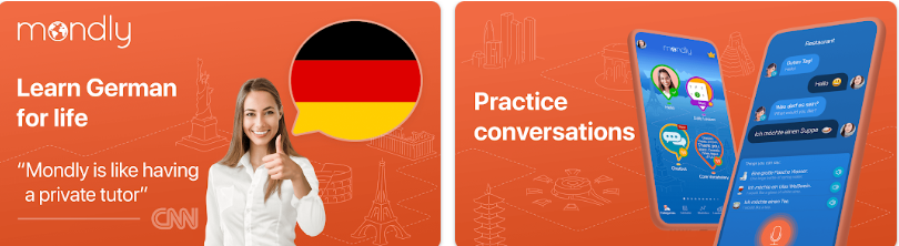 تطبيق فعّال لتعلم اللغة الألمانية 